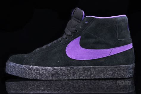 Nike SB Blazer High "Black/Varsity Purple" | Complex