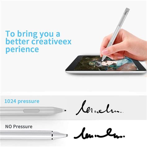 Drawing Writing Graphic Table Stylus High Sensitivity Digital Active Pen for Microsoft Surface ...