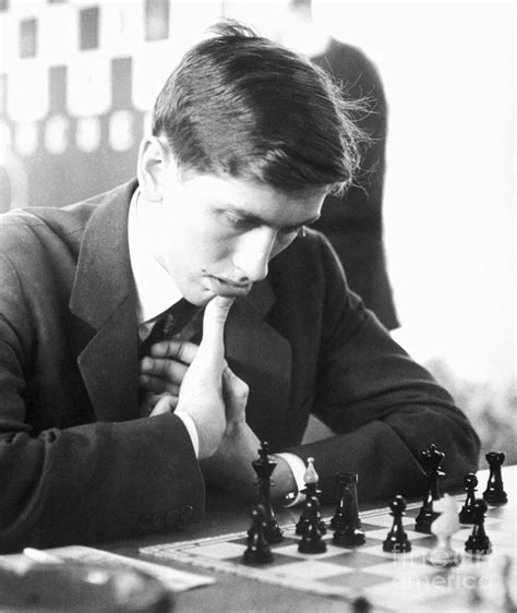 Bobby Fischer Contemplating Chess Move Photograph by Bettmann - Fine Art America