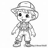 Overalls Coloring Pages  Free & Printable sketch template