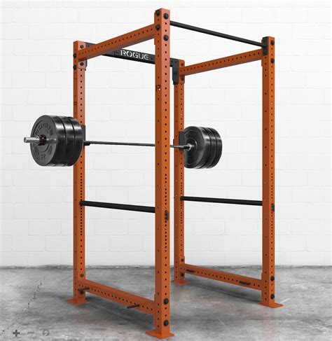 ROGUE RML-490C POWER RACK | Burnt Orange | Power rack, Diy home gym, Home gym