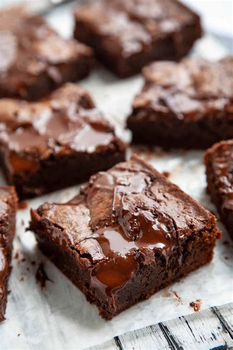 Ultimate Fudgy, Chewy Brownies | Foodtasia