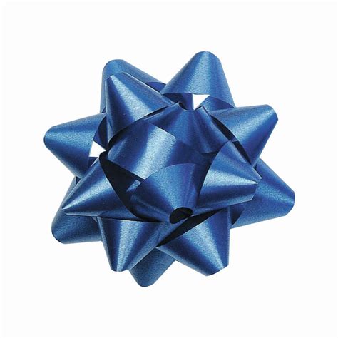 Royal Blue 5" Pre-Notched Gift Bows