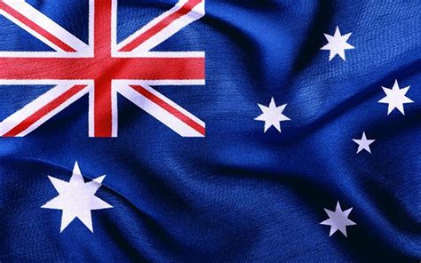 Download wallpapers Australia, Australian flag, silk flag, flags of the ...