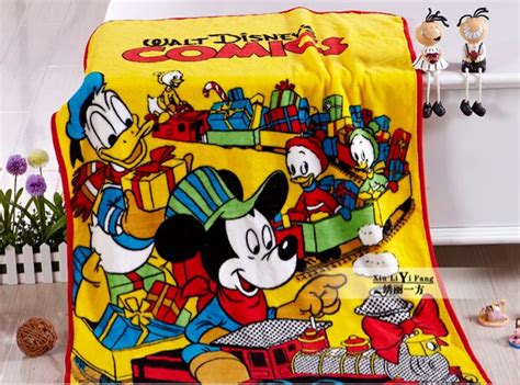 Mickey Mouse blanket for kids Super Soft plush warm baby Blanket manta ...