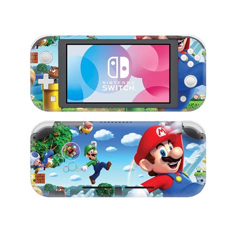 Super Mario Skin Sticker Decal For Nintendo Switch Lite Console ...