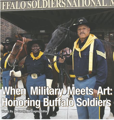 When Military Meets Art: Honoring Buffalo Soldiers | Houston Style Magazine | Urban Weekly ...