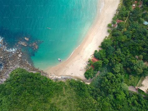 Aerial View Of A Beach In Brazil - Stock Photos | Motion Array