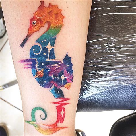 90+ Cuddly Seahorse Tattoo Designs - Tiny Creature with Deep Symbolism