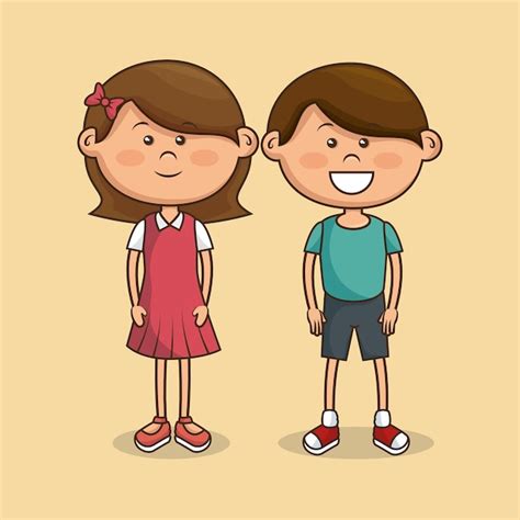 Premium Vector | Cute little kids characters