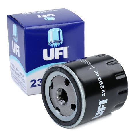 Filtro de aceite UFI 23.293.00 Filtro enroscable, con válvula bloqueo de retorno - Comprar ahora!