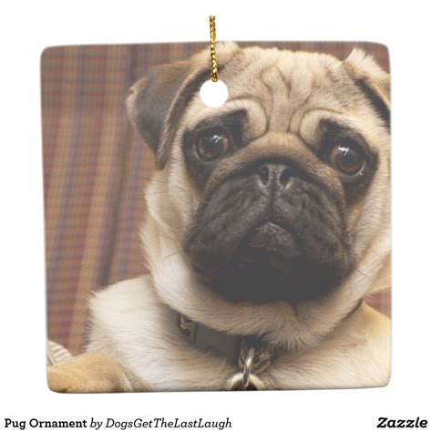 Pug Ornament Pug Christmas, Holiday Ornaments, Pugs, Zazzle, Pug Dogs ...