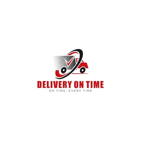 Premium Vector | On-time delivery logo design