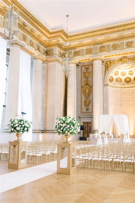 Elegantly Classic Washington DC Wedding with Ivory and Gold Details ...