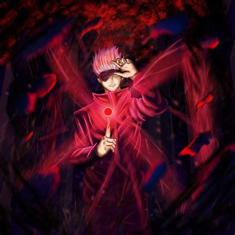 Gojo satoru fanart | Red wallpaper, Jujutsu, Dark anime