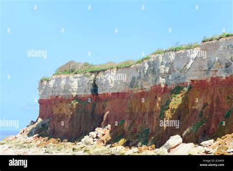 Cliffs at Hunnstanton Stock Photo - Alamy