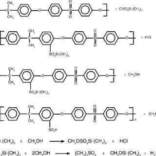 Chemical structure of sulfonated poly(arylene ether sulfone) (SPSU ...