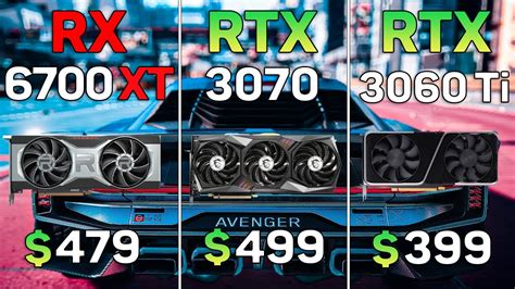 RX 6700 XT vs RTX 3070 vs RTX 3060 Ti 1080p \ 1440p - 8 Games Test ...