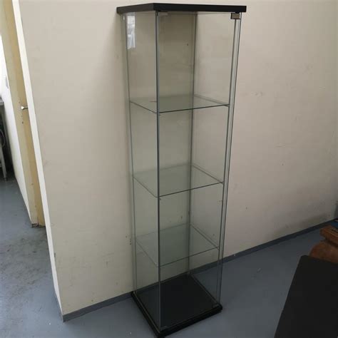 Ikea glass display cabinet, Furniture & Home Living, Furniture, Shelves ...