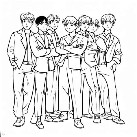 Bts Coloring Sheet Bts Coloring Pages Coloring Sheets Bts | My XXX Hot Girl