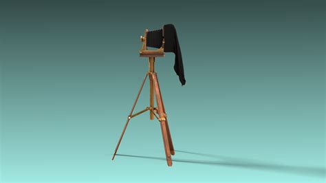 Low-poly Old Camera 3D Model - TurboSquid 1638850