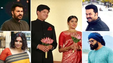 Mammootty, Indrajith Sukumaran, Jayasurya, Ann Augustine, and Other Celebs Grace Engagement of ...