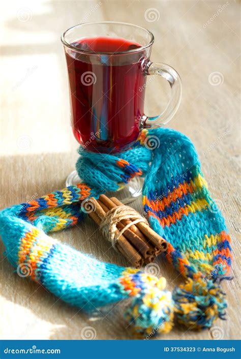 Mulled wine with spices stock image. Image of seasonal - 37534323