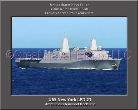 USS New York LPD 21 : Personalized Navy Ship Photo ⋆ Personalized US ...