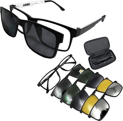 Amazon.com: Magnetic glasses & 5 in 1 magnetic sunglasses: Clothing