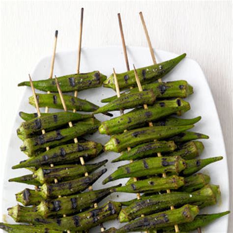 Grilled Okra