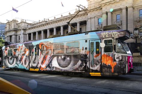 Melbourne Art Tram | Street artists, Amazing street art, Melbourne art