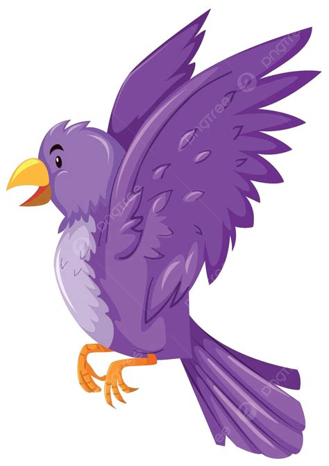 Bird With Purple Feather Background Picture Art Vector, Background, Picture, Art PNG and Vector ...