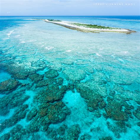 Flying over the fringing coral reef of Nagannu Island, Oki… | Flickr