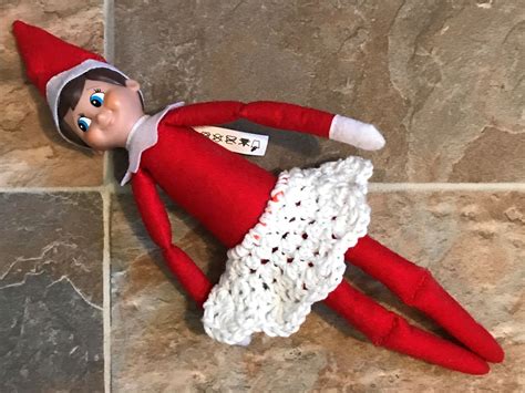 Elf on the Shelf Crochet Skirt | Elf clothes, Christmas elf, Elf on the shelf