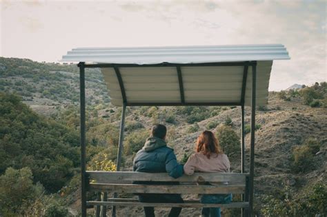 A Couple Sitting on the Bench · Free Stock Photo