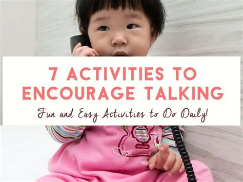 7 Activities to Encourage Your Baby to Talk - babiesforbeginners.com