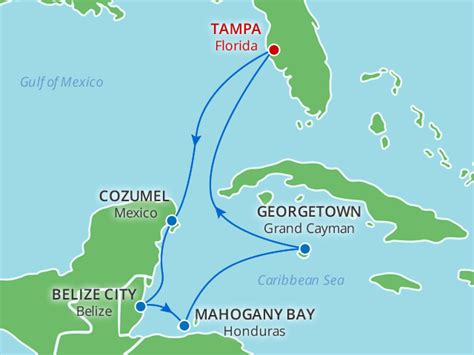 9 Day Exotic Western Caribbean Cruise + Tampa Stay on WMPH Value Collection / Carnival Cruises ...