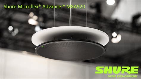 SHURE MXA920 Round Ceiling Array Microphone - Geon Asia