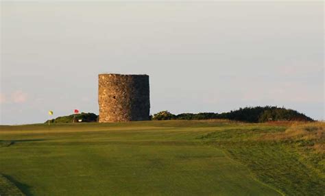 What beautiful weather to be out playing golf at the beautiful Kirkistown Castle Golf Club ...