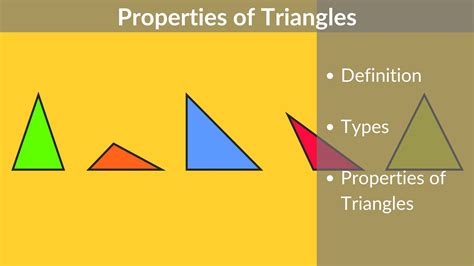 Properties of Triangle | Types & Formulas with Practice Questions