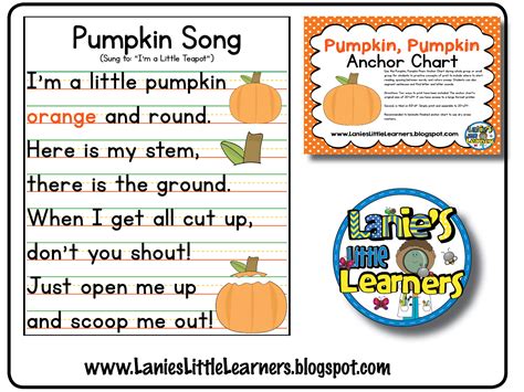 Lanie's Little Learners: All About Pumpkins