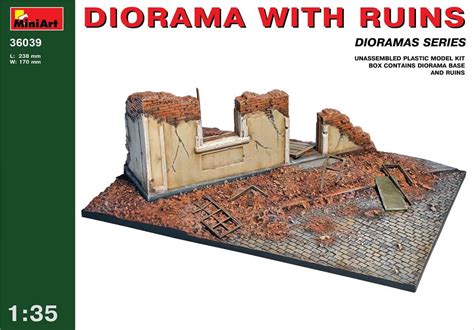 Miniart 1:35 - Diorama with Ruins - Panzer Models