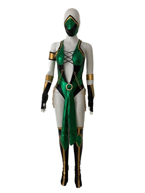 Mortal Kombat 9 Jade Cosplay Costume – WebCosplay.com