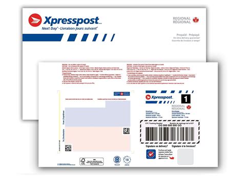 Xpresspost - Prepaid Regional envelope Letter size (Medium) — Airways ...