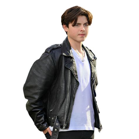 Family Switch 2023 Wyatt Black Leather Jacket | Brady Noon Jacket