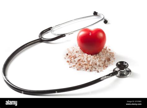 Black Stethoscope With Heart Stock Photo - Alamy