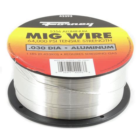 Forney 0.030 Dia 5356 Aluminum Alloy MIG Wire 1 lb. Spool-42293 - The ...