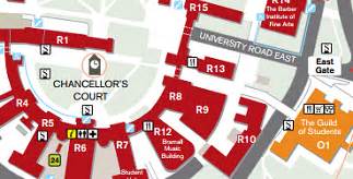 University Of Birmingham Map