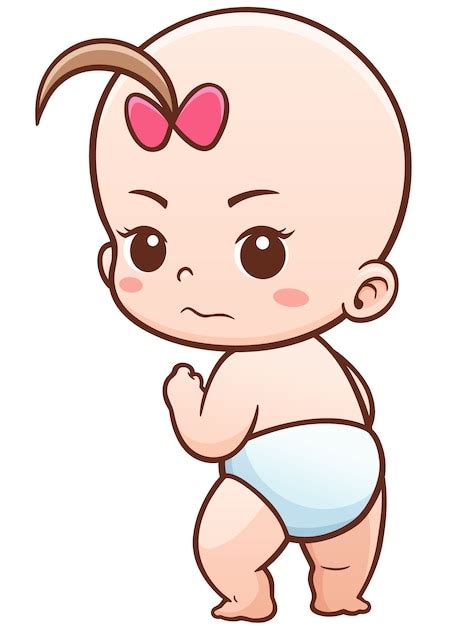 Bébé De Dessin Animé | Vecteur Premium