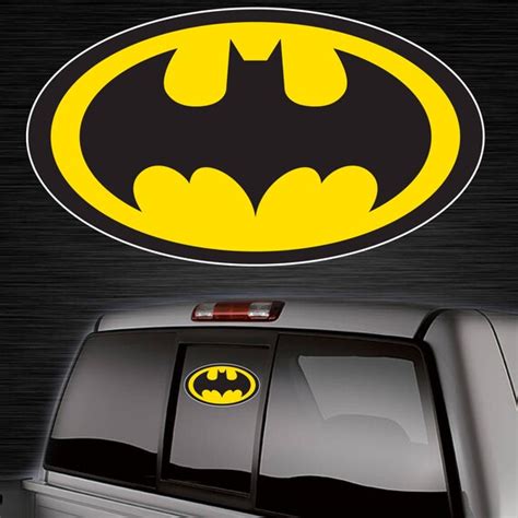 10 Batman logo decal sticker digitally printed die cut | Etsy